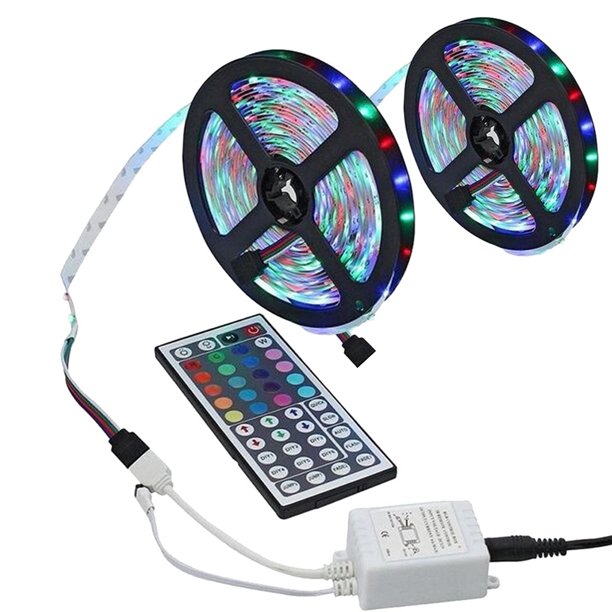 SMD Color Changing LED Strip Light with Remote Controller Indoor String