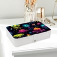 thumbnail image 6 of Alien PU Leather Necklace Organizer Jewelry Box Earring Organizer with Removable Compartment, Portable, 6 of 6