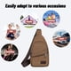 thumbnail image 4 of Mochila bandolera de lona para hombre y mujer, 4 of 6