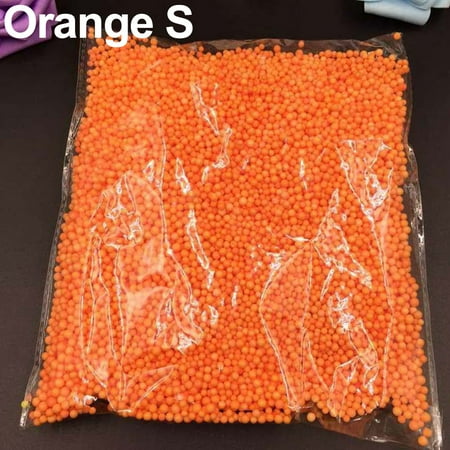 

Farfi Assorted Multicolor Crafts DIY Filler Mini Loose Beads Decorative Balls Ornament (Dark Orange S)