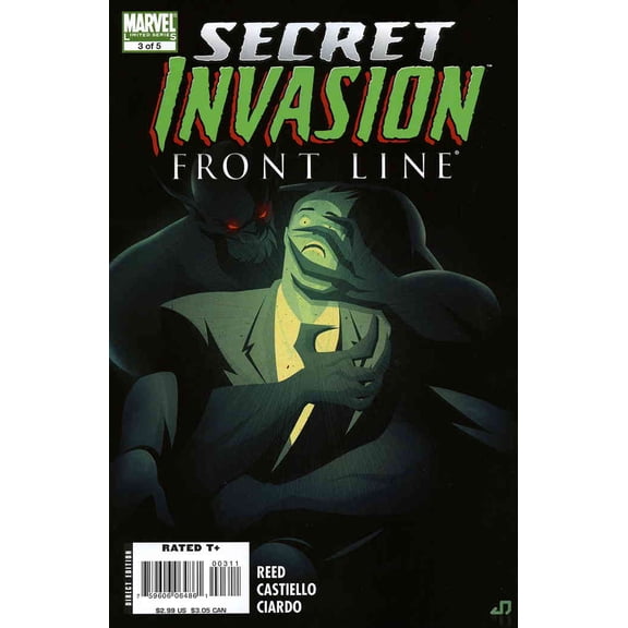 Secret Invasion: Front Line #3 VF ; Marvel Comic Book