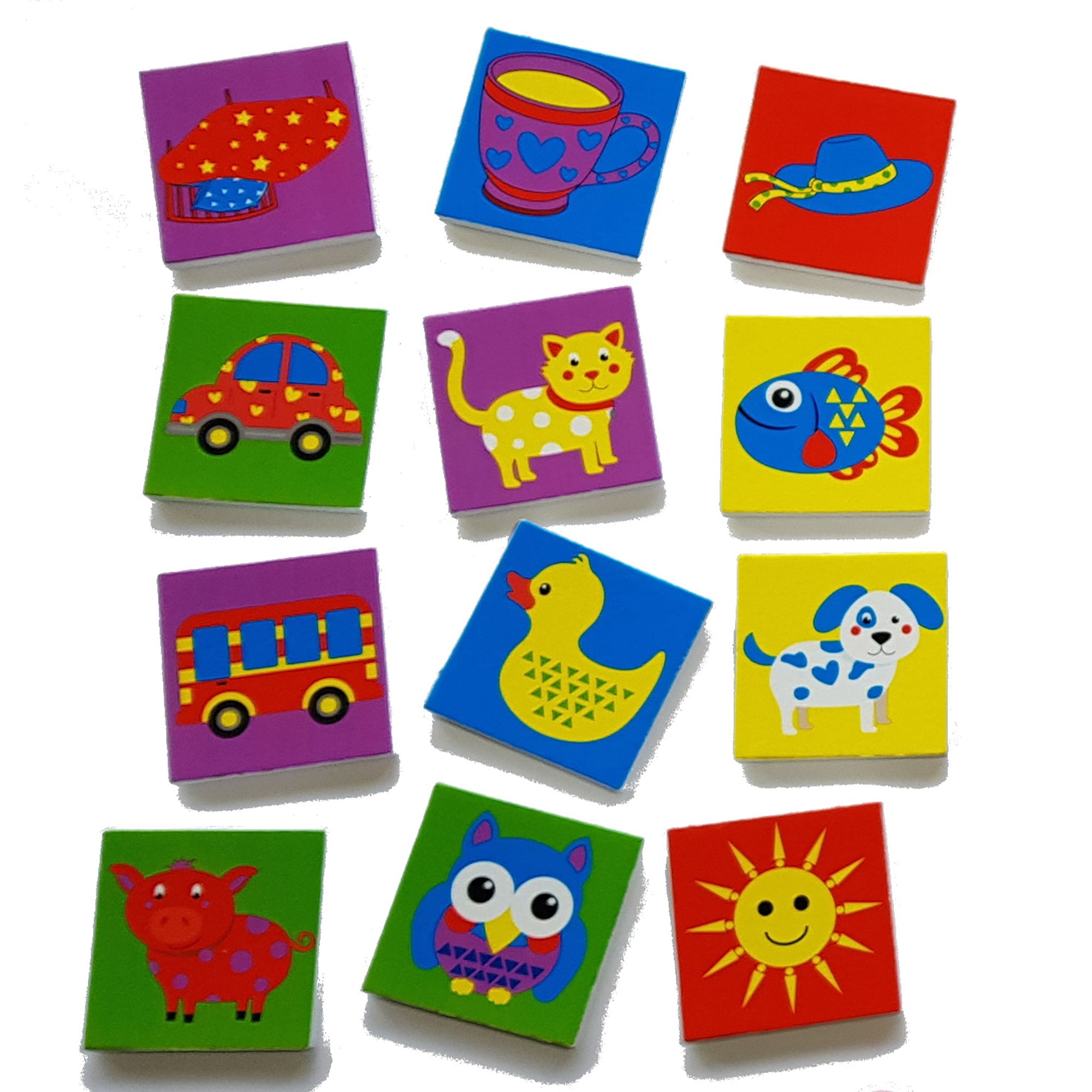 Buddy & Barney: Alphabet Bath Time Stickers - 38 Reusable Foam Stickers, Mesh Storage Bag, ABC & Animal, Fun Tub & Water Toy, Toddlers & Kids Age 3+