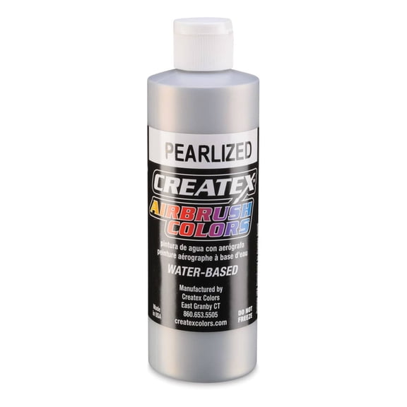 Createx Airbrush Color - 8 oz, Pearl Silver