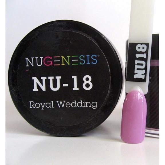 NUGENESIS Nail Color Dip Dipping Powder 1.5oz/jar - NU18 Royal Wedding