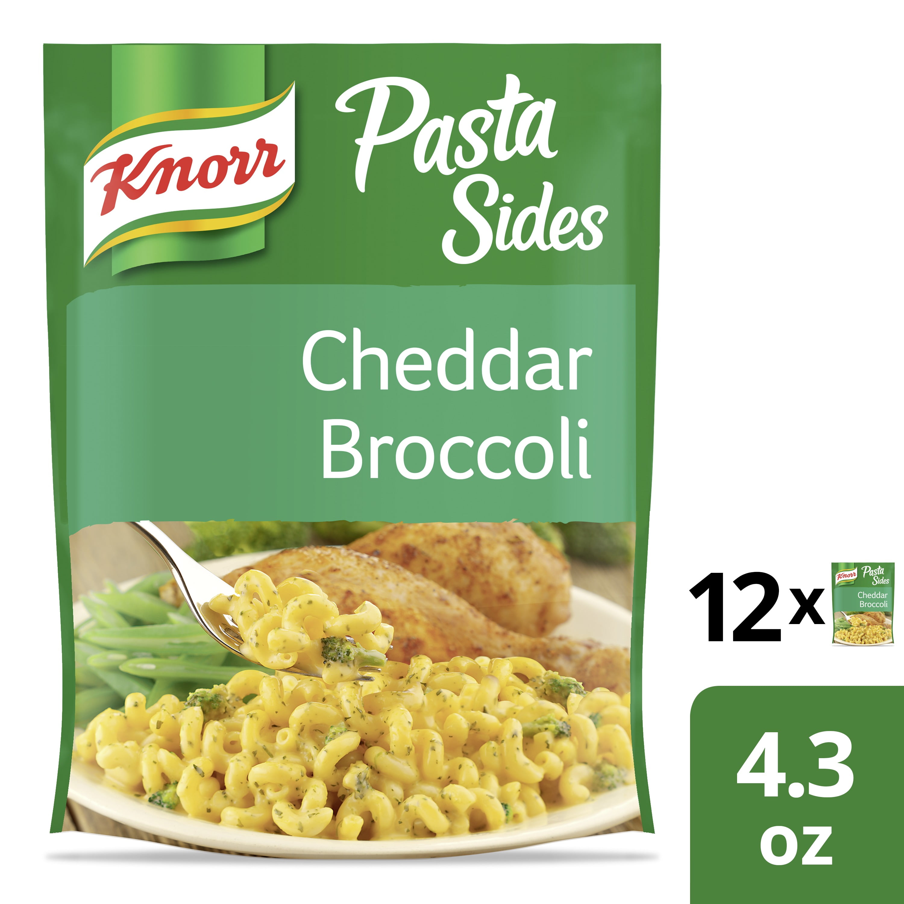 (12 Pack) Knorr Cheddar Broccoli Rice Side Dish 4 oz - Walmart.com