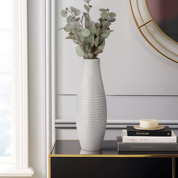 Sagebrook Home Tribal Modern Ceramic Vase
