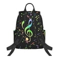 thumbnail image 2 of Balery Music Notes Lightweight Backpack for Men and Women - Durable and Water-Resistant, Ideal for School, Work, Travel, and Everyday Use, 2 of 9