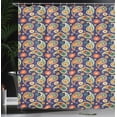 thumbnail image 3 of Ambesonne Paisley Shower Curtain, Repetitive Floral Pateh, 69"Wx75"L, Multicolor, 3 of 4