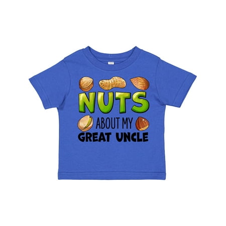 

Inktastic Nuts About My Great Uncle Peanut Almond Pistachio Boys or Girls Toddler T-Shirt