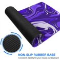 thumbnail image 6 of Purple and Blue Lines&nbsp;pad Mousewaterproofno Slip&nbsp;Line Series for Office Home Work GamingmousepadsRubber Base Mousepad with Stitched Edges 31.5x11.8inches, 6 of 7