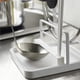 thumbnail image 3 of Estante De Secado De Cocina Con Escurridor De Plástico, Estante De Almacenamiento De Utensilios De Cocina De Hierro, Organizador De Encimera Hueco Para Fregadero De Cocina Doméstico Speravity HA026590-01, 3 of 7