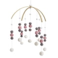 thumbnail image 4 of Wind Chime kids children room Cuna Artesanía Decorativa Juguete Jardín Decoración para - Púrpura, 60x20cm Rosa y gris perfecl Carillón de viento decorativo, 4 of 8
