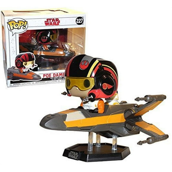 Poe Dameron with X-Wing Funko Pop! Star Wars Pop! Rides Figure #227 Smuggler's Bounty Exclusive