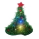 thumbnail image 2 of Sombrero Luminoso De árbol De Navidad Con Estrella Para Fiesta De Navidad Accesorios De Disfraces Para Niños Sombrero Verde De Navidad Para Adultos ANGGREK Otros, 2 of 8