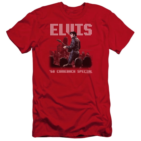 Elvis Presley - Return Of The King - Premium Slim Fit Short Sleeve Shirt - Small