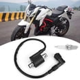 thumbnail image 1 of Ignition Plug Motorcycle Ignition Kit Motorcycle Accessory Ignition Coil D8EA Spark Plug Kit For 150cc 200 250cc PIT Quad Dirt Bike ATV Buggy, 1 of 8