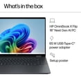 thumbnail image 6 of HP - OmniBook X Flip 2-in-1 - Copilot+ PC - 16" 2K Touch-Screen Laptop - Intel Core Ultra 7 - 16GB Memory - 1TB SSD - Eclipse Gray, 6 of 7