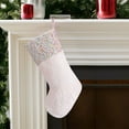 thumbnail image 7 of Xuniizn Christmas Stockings Bulk, Assorted Festive Xmas Stockings for Fireplace Mantel Decor, Traditional Holiday Ornaments, Christmas Decorations for Home, Cloth, Pink, 7 of 7