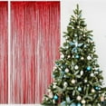thumbnail image 5 of Metallic Tinsel Curtain Backdrop Foil Fringe Curtain Sparkling Streamers Christmas Party Background For Event, 5 of 7