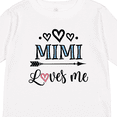 thumbnail image 4 of Inktastic Mimi Grandma Loves Me Girls Long Sleeve Toddler T-Shirt, 4 of 5