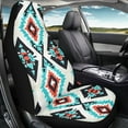 thumbnail image 4 of Jeiento Aztec Car Seat Covers Front Seats Only African Tribal Front Bucket Seat Covers 1 Piece Stretchy Car Seat Protectors Covers Auto Accessories Fit for Most SUV Van Sedan Truck Interior Decor, 4 of 6