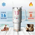 thumbnail image 4 of 13th Birthday Stainless Steel Tumbler with Handle & Straw, Birthday Gifts Cup 40 Oz, 13 Year Old Birthday Gifts for Girls, 13th Birthday Decorations for Girls, Happy 13th Birthday Gifts for Girls, 4 of 6