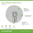 thumbnail image 2 of Symmons S3590BBBZTRM Dia Single Handle Volume Control Valve Trim - Bronze, 2 of 7