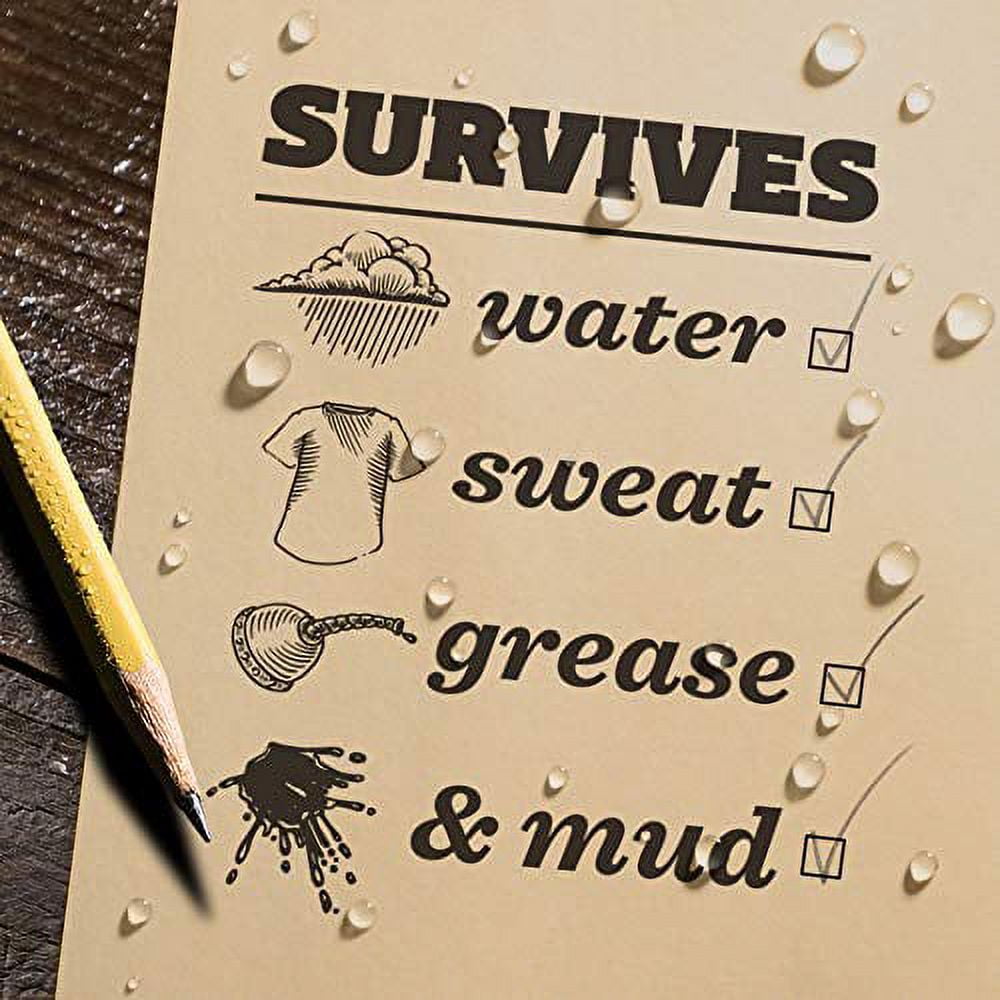 Rite in the Rain Copier Paper,8.5x11in,Tan,PK200 9511T