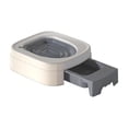 thumbnail image 1 of Peggybuy Toilette pour Chat Réutilisable Guide d'Entraînement pour Chats Fournitures pour Animaux (Gris), 1 of 9