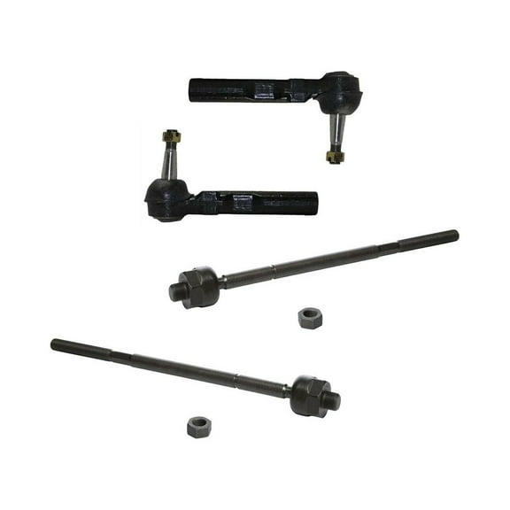 4 Pc Front Outer and Inner Tie Rod Ends Steering Set Fits select: 2005-2008 CHEVROLET UPLANDER, 2002-2007 BUICK RENDEZVOUS