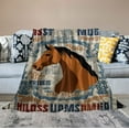 thumbnail image 2 of HENGT Horse Blanket Gifts for Girls - Ultra Soft Horse Blanket Home Decor - Horse Gifts Blanket for Girls Women - Horse Lovers Christmas Birthday Gifts Decor, 2 of 6