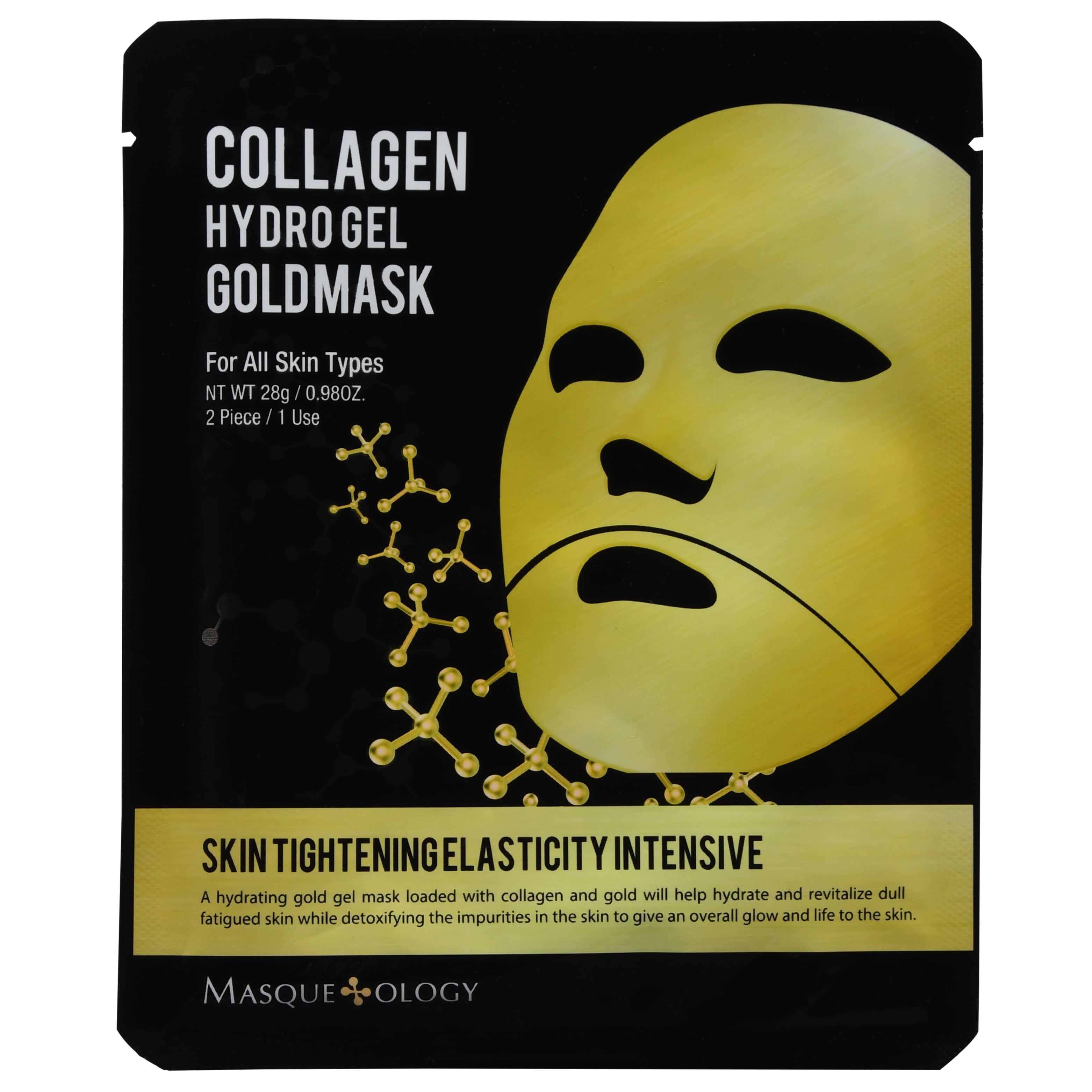 Vochtigheid Concentratie Marty Fielding Masqueology Collagen Hydro Gel Gold Face Mask, 0.98 oz (2 Pack) -  Walmart.com