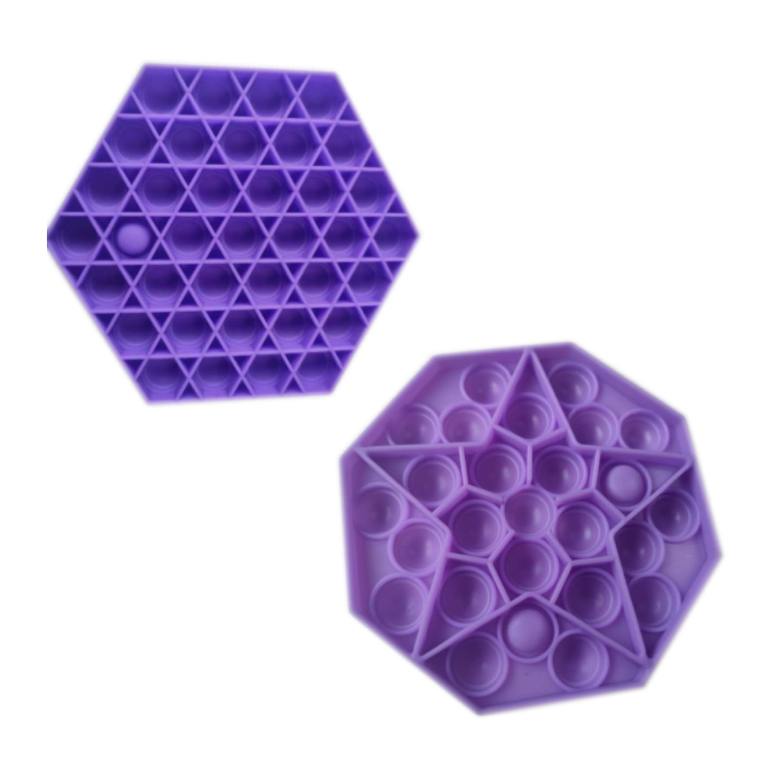 Hexagon Push Pop Bubble Sensory Fidget Special Needs Kids Toy Autism 
