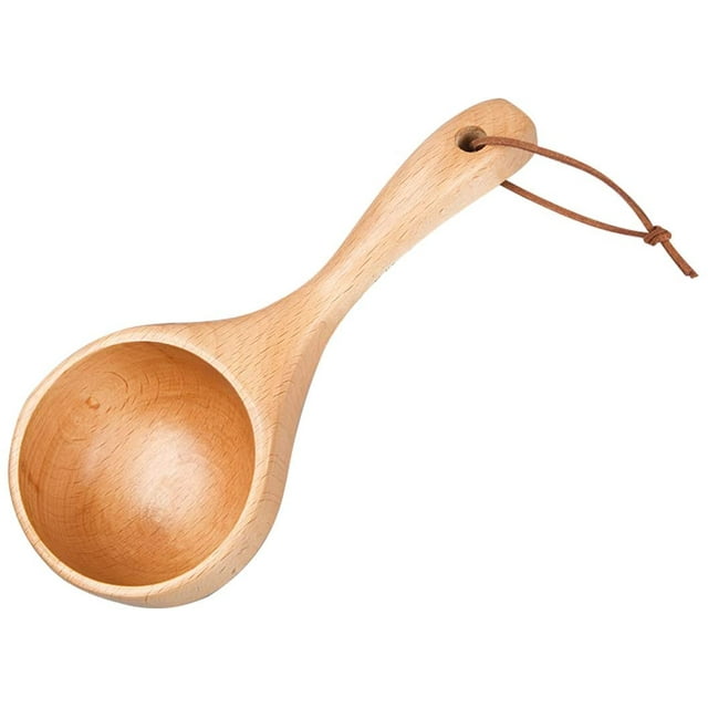 Wooden Kitchen Scoop Ladle for Bath Salt Canisters Flour Scoop Ladles ...