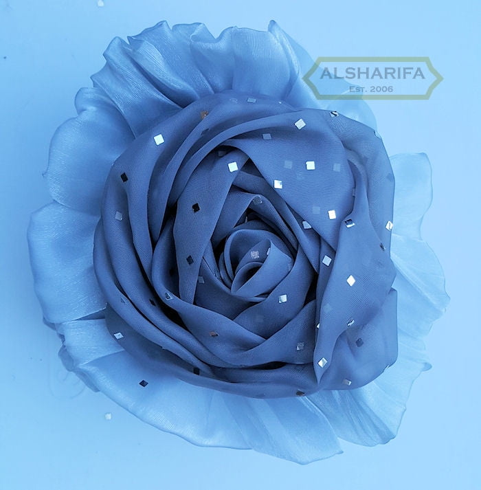 large hair flowers