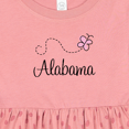 thumbnail image 4 of Inktastic Butterfly Alabama Girls Baby Dress, 4 of 5
