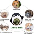 thumbnail image 4 of Juguete para gatos con bola de hierba gatera giratoria de 360° con tapa de almacenamiento y 1 bola de hierba gatera reemplazable, 4 of 5