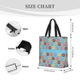 thumbnail image 3 of Easygdp Cute Donut Bolsa Tote para Mujer, Bolso de Hombro para Trabajo, Playa, Viajes, Compras y Supermercado, 3 of 7