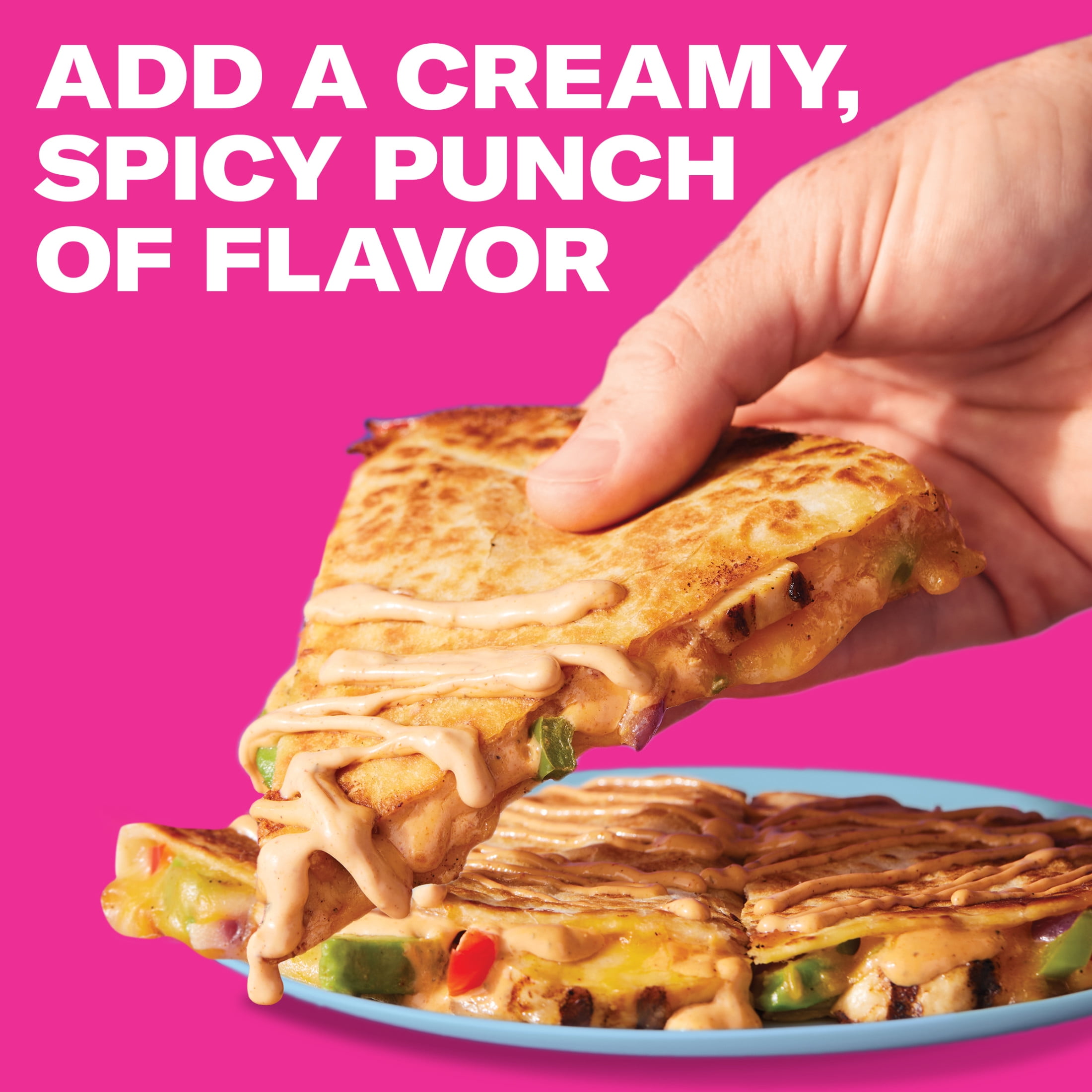 (8 pack) Taco Bell Creamy Spicy Ranchero Sauce, 12 oz Bottle