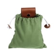 thumbnail image 4 of Bolsa de lona plegable con cordón para recolectar frutas, ideal para acampar y hacer senderismo. verde, 4 of 8