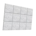thumbnail image 4 of 12 paneles acústicos insonorizados para pared, decoración de pared, decorativos y únicos. gris no pegajoso, 4 of 9
