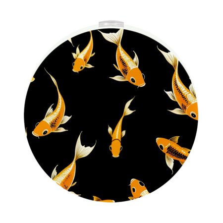 

Night Lights Plug Into Wall [2 Pack] Night Light for Kids LED Nightlight with Dusk to Dawn Sensor for Bathroom Decor Children Room Golden Animal Koi