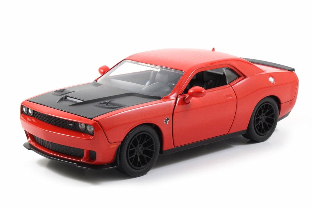 2015 Dodge Challenger SRT Hellcat Hard Top, Red - Jada 31318DP1 - 1/24 ...