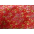 thumbnail image 4 of oneOone Cotton Silk Bright Red Fabric Batik Sewing Craft Projects Fabric Prints By Yard 42 Inch Wide, 4 of 4