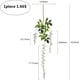 thumbnail image 5 of 12pcs/lot artificial flower home decor each bouquet 110cm artificial wisteria silk flowers for home wedding decoration, 5 of 5