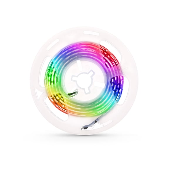 LED Computer Case Strip Light Flexible RGB Lamp Tape Diode 5V Desk Screen TV Background Lighting USB Powered 3 Key Control 0.5M
