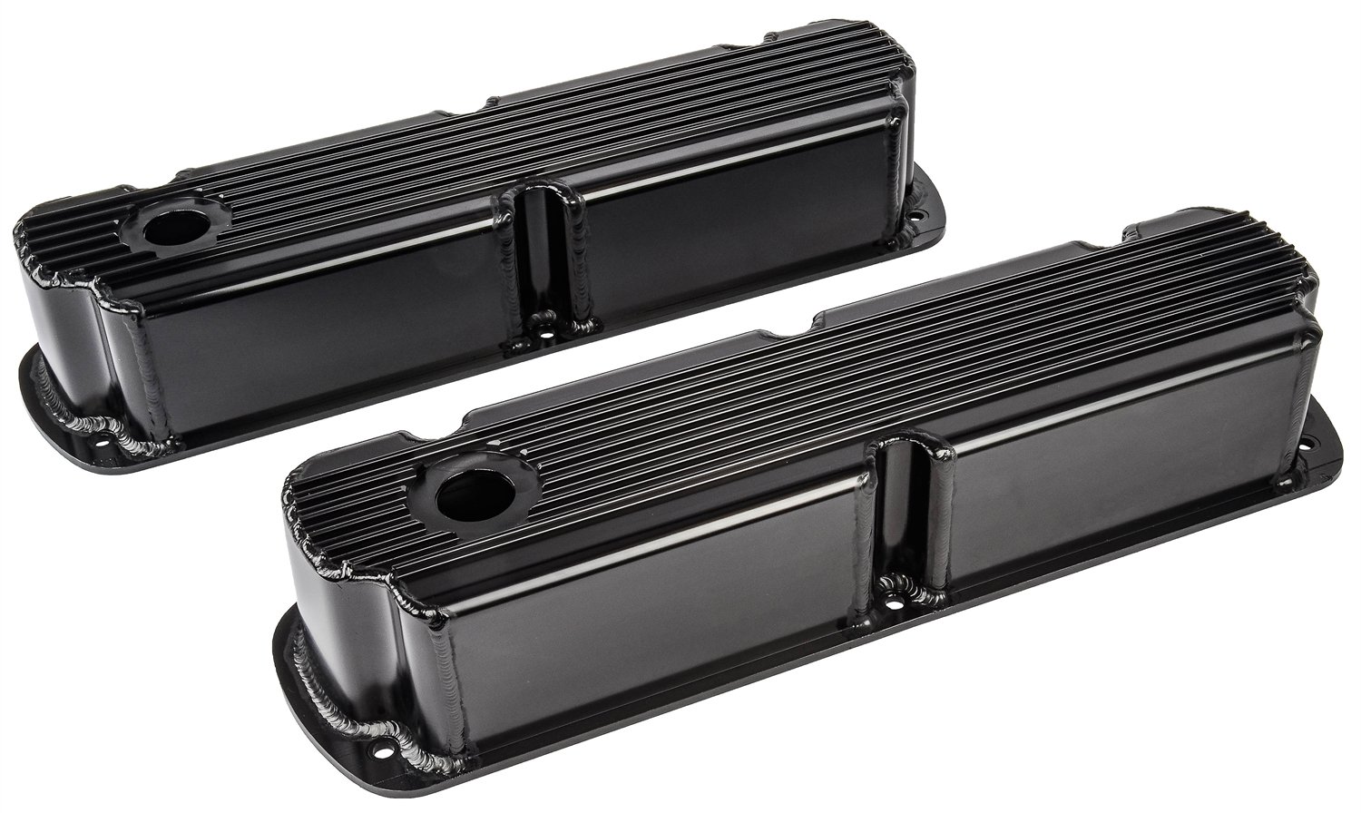 JEGS 501065 Fabricated Aluminum Valve Covers for Small Block Ford 261