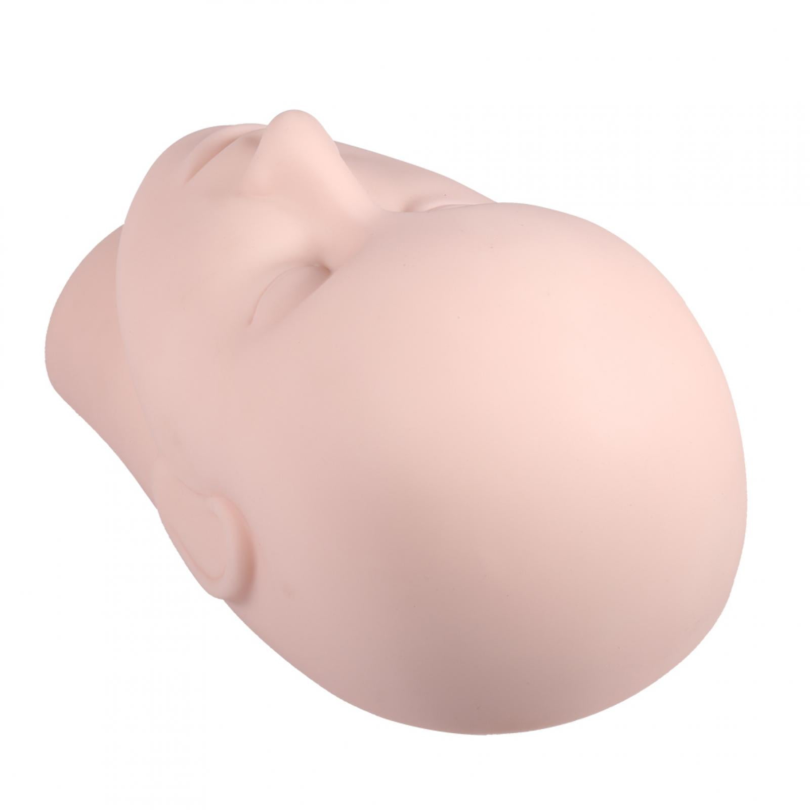 Mgaxyff 1PC Upgraded  Up Eyelash Eye Lashes Extensions Practice Mannequin Training Head Model, Makeup Practice Head,Mannequin Head