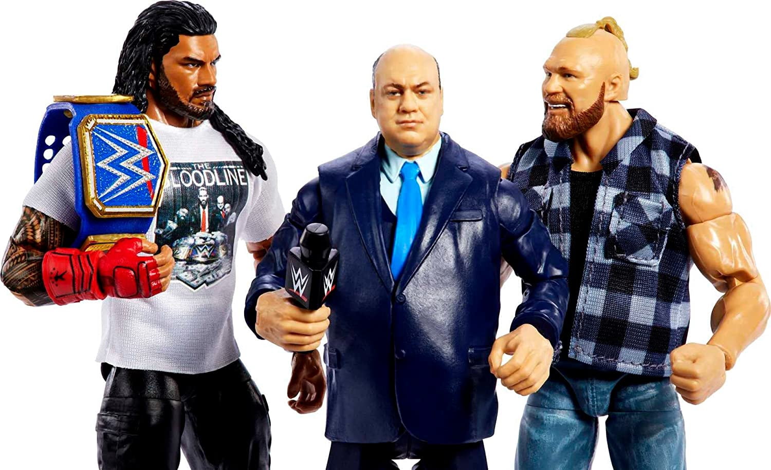 Mattel Action Figure 3pk Tribal Chief vs Beast Incarnate WWE Elite
