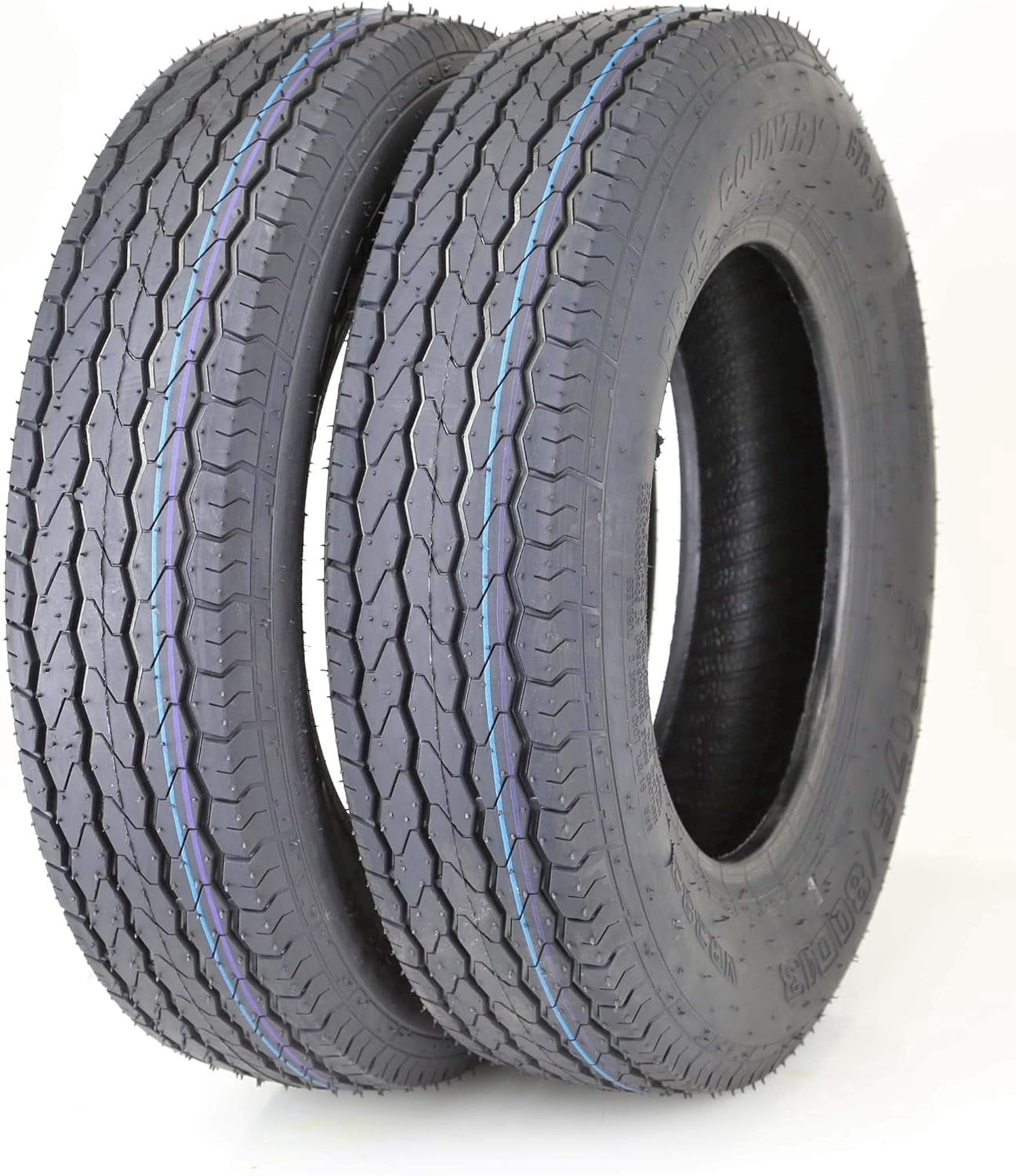 Free Country Trailer Tires ST 175/80D13 6PR - 11019, Set 2